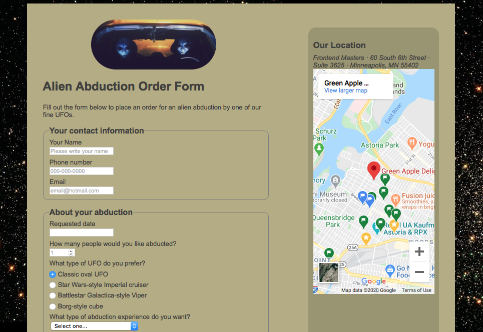 Form image preview
