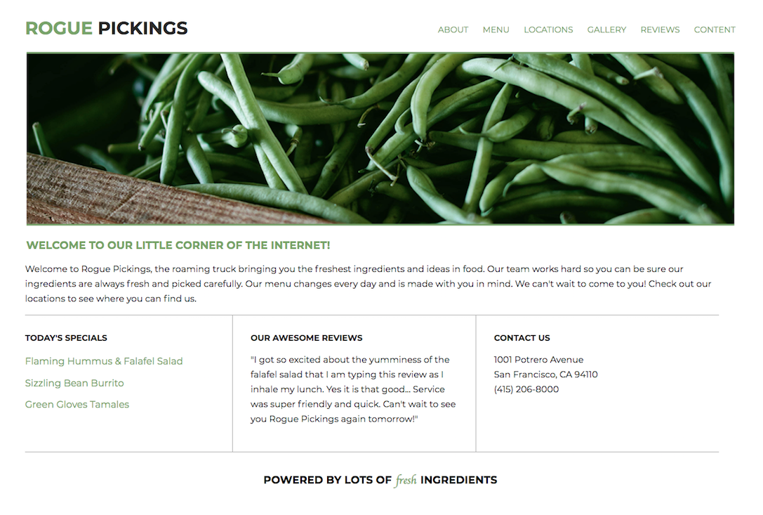 Web design image